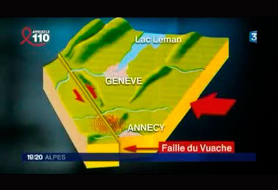 Un tremblement de terre rveille Annecy (Haute-Savoie)