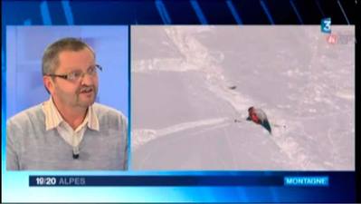 Avalanches de l'hiver 2014-2015 : interview en plateau de Serge Taboulot, chef de centre Mto France Grenoble