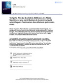 Tempte Alex du 2 octobre 2020 dans les Alpes-Maritimes : une contribution de la communaut scientifique  lestimation des dbits de pointe des crues