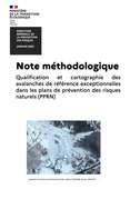 Note mthodologique / Qualification et cartographie des avalanches de rfrence exceptionnelles dans les plans de prvention des risques naturels (PPRN)