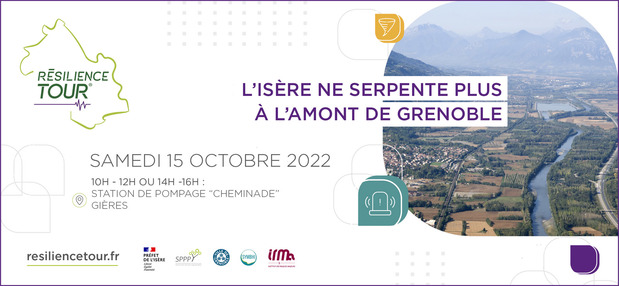 L'Isre ne serpente plus  l'amont de Grenoble