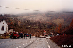 Commémoration du glissement de terrain de la Salle-en-Beaumont (Isère)