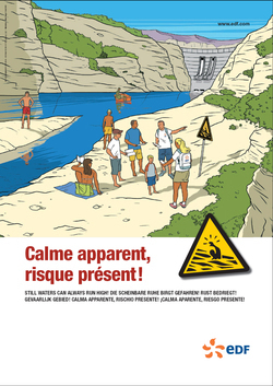  Calme apparent, risque prsent  une campagne de sensibilisation sur les risques en aval des barrages