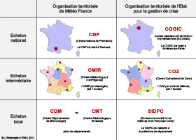 Organisation territoriale de Mto-France et des services de lEtat en charge de la gestion de crise