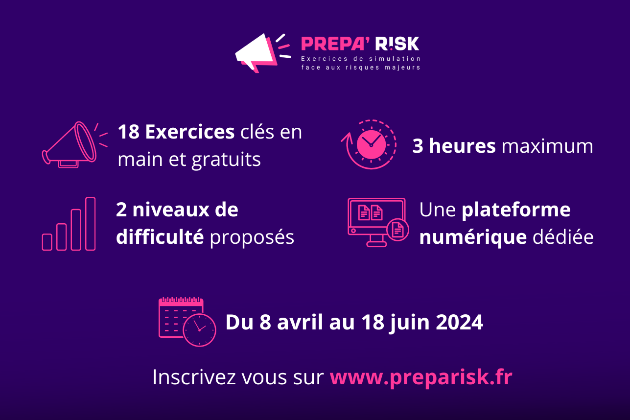 PrpaRisk : une campagne d'exercices de prparation face aux risques majeurs