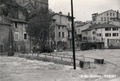 Crue de la Turdine à l'Arbresle le 17 mai 1983 - passerelle de la place Sapéon