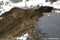 Glissement de terrain sur la RD 35  Gerbaix (Savoie)
