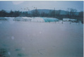 Crue du Garon du 2 décembre 2003 à Grigny - inondation des potagers du Garon
