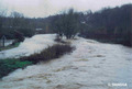Crue du Garon à Montagny le 2 décembre 2003 en aval de la route de Millery