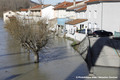 Crue du Rhône à Sablons le 24 janvier 2018 - Quai de la Traille