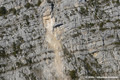 Vue aérienne de l'éboulement du Néron - niche d'arrachement