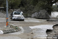 Inondations à Trèbes (Aude) le 15 octobre 2018 - Carcasses de voitures sur le parking en rive gauche