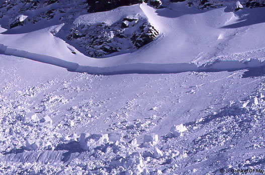 Avalanches de plaque - Prapoutel/les Sept Laux