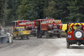 Sapeurs-pompiers des Bouches-du-Rhône en mission à Breil-sur-Roya suite à la crue du 2 octobre 2020