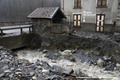 Crue du ruisseau du Taillou à Crêts en Belledonne suite au passage de la tempête Eleanor