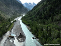 Le V�n�on un mois apr�s la crue du 21 juin 2024 au Plan du Lac