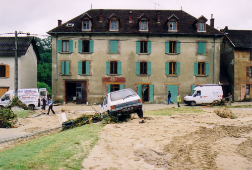Crue torrentielle du ruisseau de la Cascade