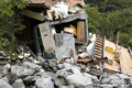 Une habitation détruite promenade Vincent Paschetta par la crue du 2 octobre 2020 - tempête Alex