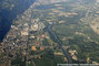 Vue aérienne sur la vallée de l'Isère