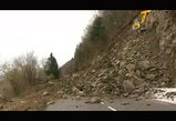 Eboulement de Meillerie (Haute-Savoie) sur la RD 1005