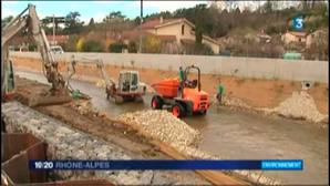 L'Yzeron � Oullins (69) : travaux de pr�vention des inondations