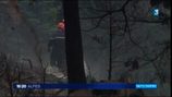 Incendie de fort entre Queige et Villard-sur-Doron, en Savoie