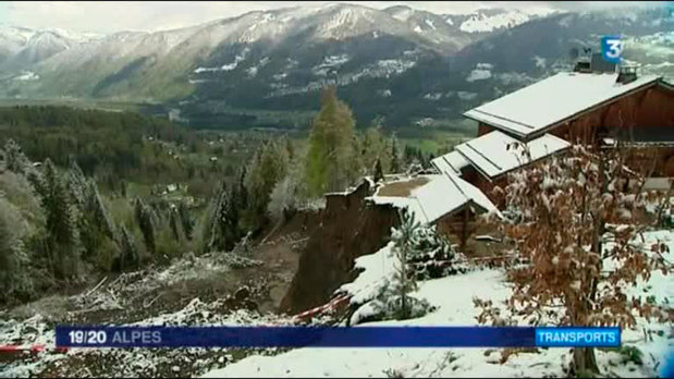 Forte inquitude aprs un nouvel boulement  Samons, en Haute-Savoie