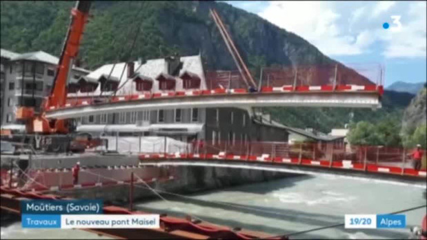 Un nouveau pont sur l'Isère pour éviter les inondations à Moûtiers, en Savoie