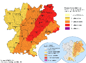 Nouveau et ancien zonage sismique de la rgion Rhne-Alpes