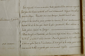 Extrait de  inondation des 1er, 2 et 3 novembre 1859 - Actes de courages et de dvouement  dress par le Prfet de l'Isre le 30 janvier 1860