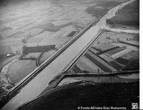 La boucle du Bois Franois en 1968 aprs la coupure