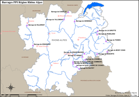 Les barrages rhne-alpins soumis  PPI