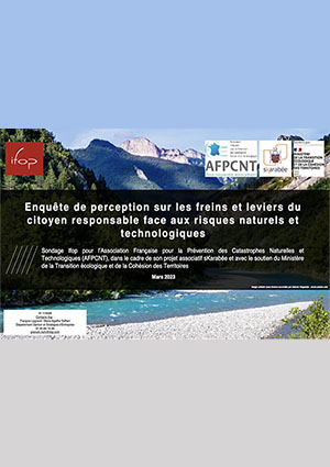 Enqute de perception sur les freins et leviers du citoyen responsable face aux risques naturels et technologiques