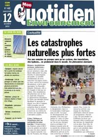 Les catastrophes naturelles plus fortes