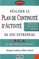 Raliser le plan de continuit d'activit de son entreprise