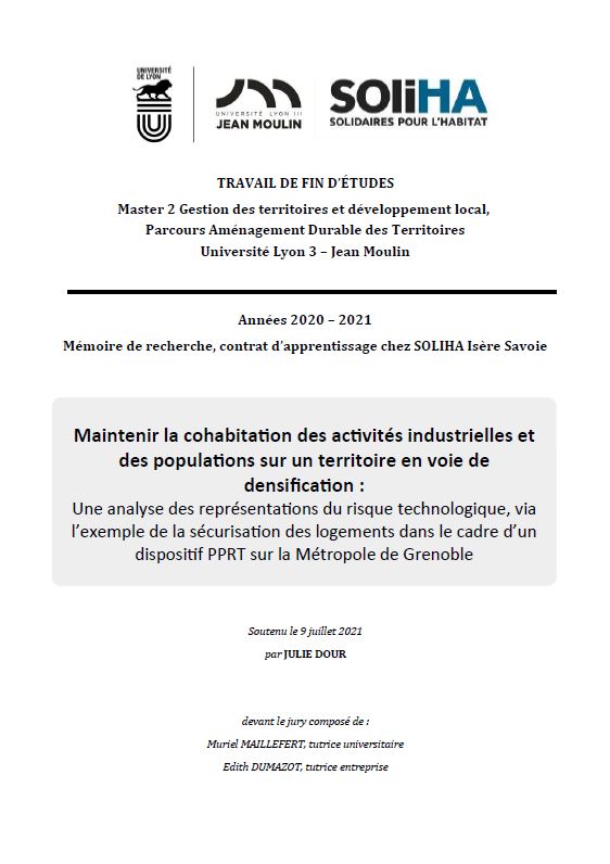 Maintenir la cohabitation des activits industrielles et des populations sur un territoire en voie de densification