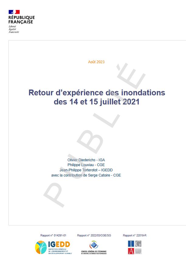 Retour dexprience des inondations des 14 et 15 juillet 2021