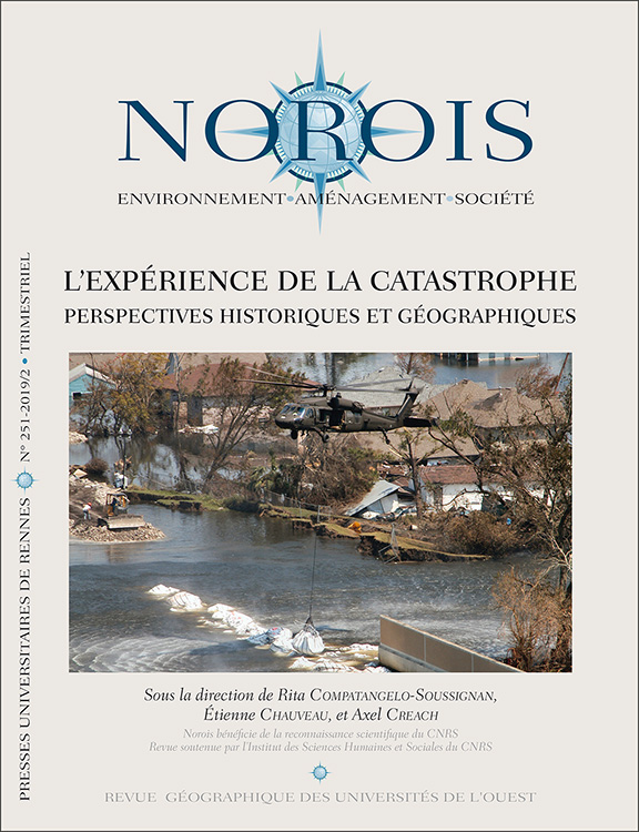 Norois N 251 Lexprience de la catastrophe