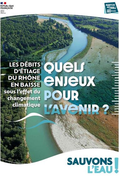 Les dbits dtiage du Rhne en baisse sous leffet du changement climatique