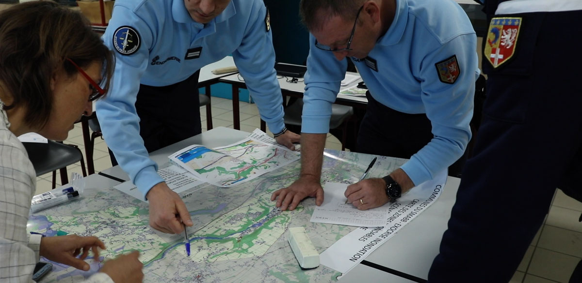 Exercice de terrain intercommunal