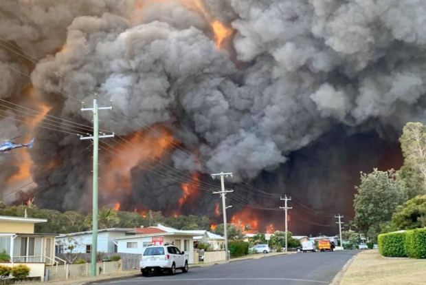  Des zones urbanises dans laxe de propagation des bushfires, en Australie  FS Victoria et NSW 