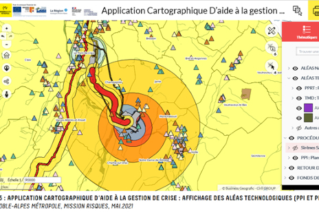 Une application cartographique daide  la gestion de crise base sur la connaissance de la vulnrabilit