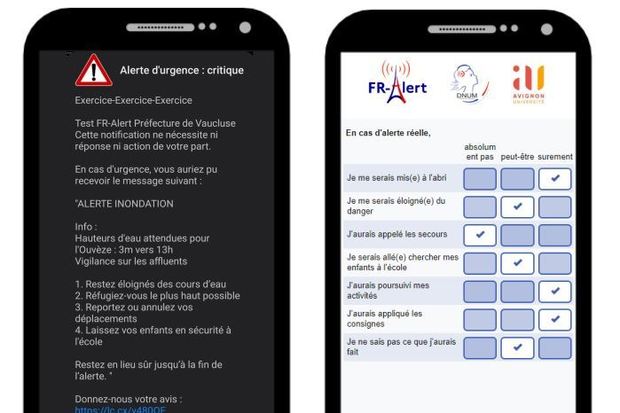 Premiers retours sur FR-Alert : quelle perception des notifications par la population ?