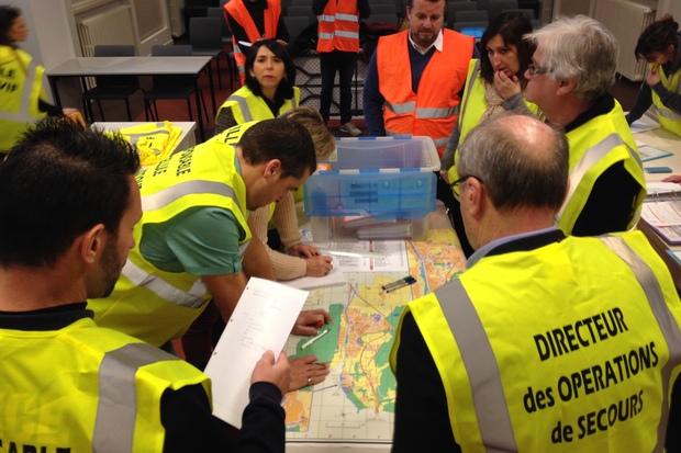 Exercice sur table de mise en situation, le 25/01/2017,  Vif IRMa - Mathias Lavol