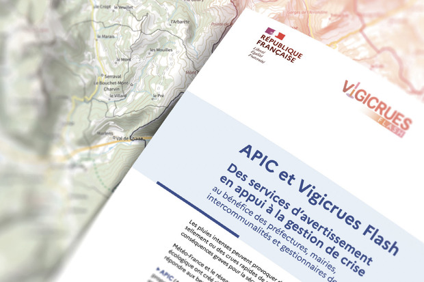 Capture d'écran du site https://apic-pro.meteofrance.fr