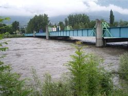 St Pierre dAlbigny a test la procdure dvacuation de sa zone d'activit et du camping en cas dinondation de lIsre