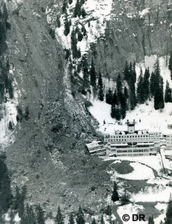 Commmoration de la catastrophe du plateau dAssy (Haute-Savoie)