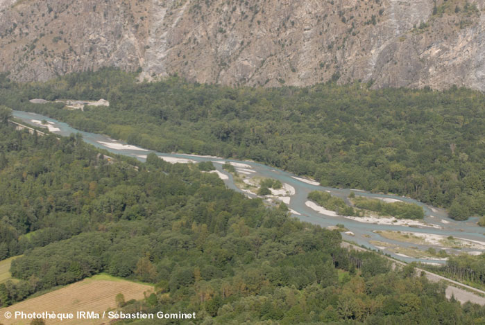 Photo 24 - La Romanche en amont de l'agglomration de Bourg d'Oisans