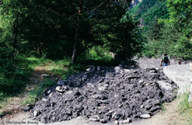 Photo 7 - Lave torrentielle dans le lit du torrent de Saint-Antoine