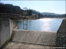 Barrage de Roybon sur lAigue Noire (Isre)